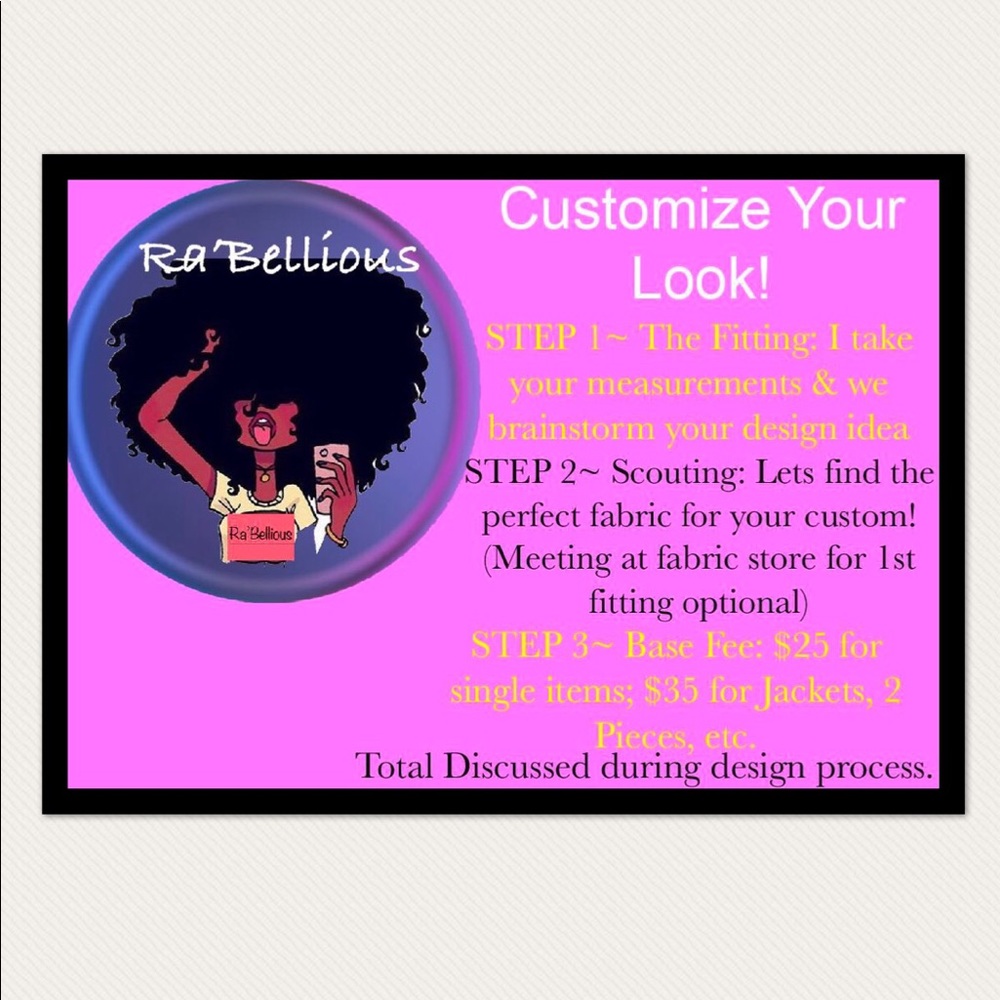Customized Apparel & Accessories!